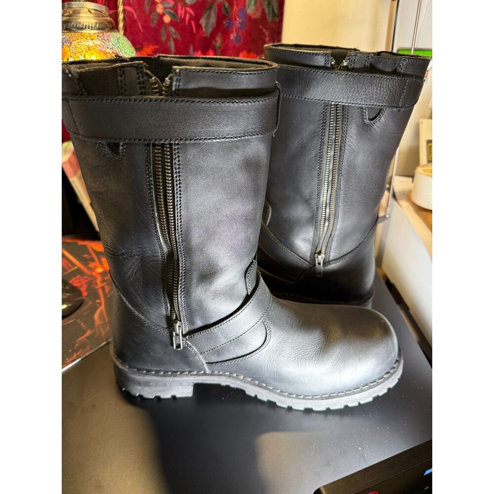 Milwaukee Leather MBM9020W 12 EEE Men's Classic Engineer Motorcycle Boot - WIDE - Picture 3 of 9